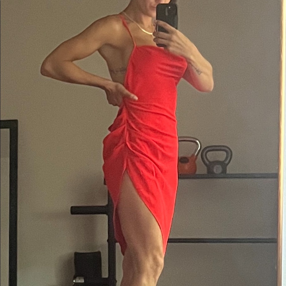 Amanda Uprichard red dress - Picture 6 of 7